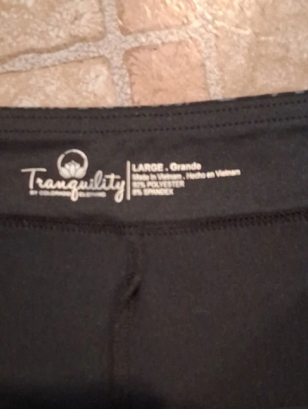 Tranquility by Colorado Clothing Black Printed Skort